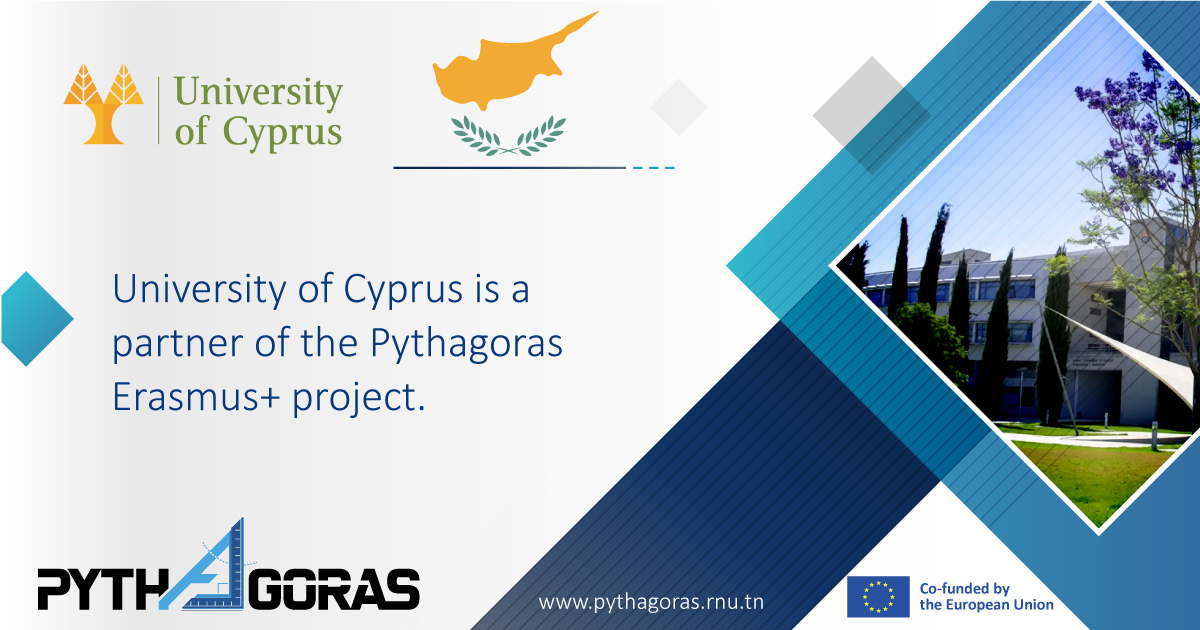 University of Cyprus is a partner of the Pythagoras Erasmus+ project.