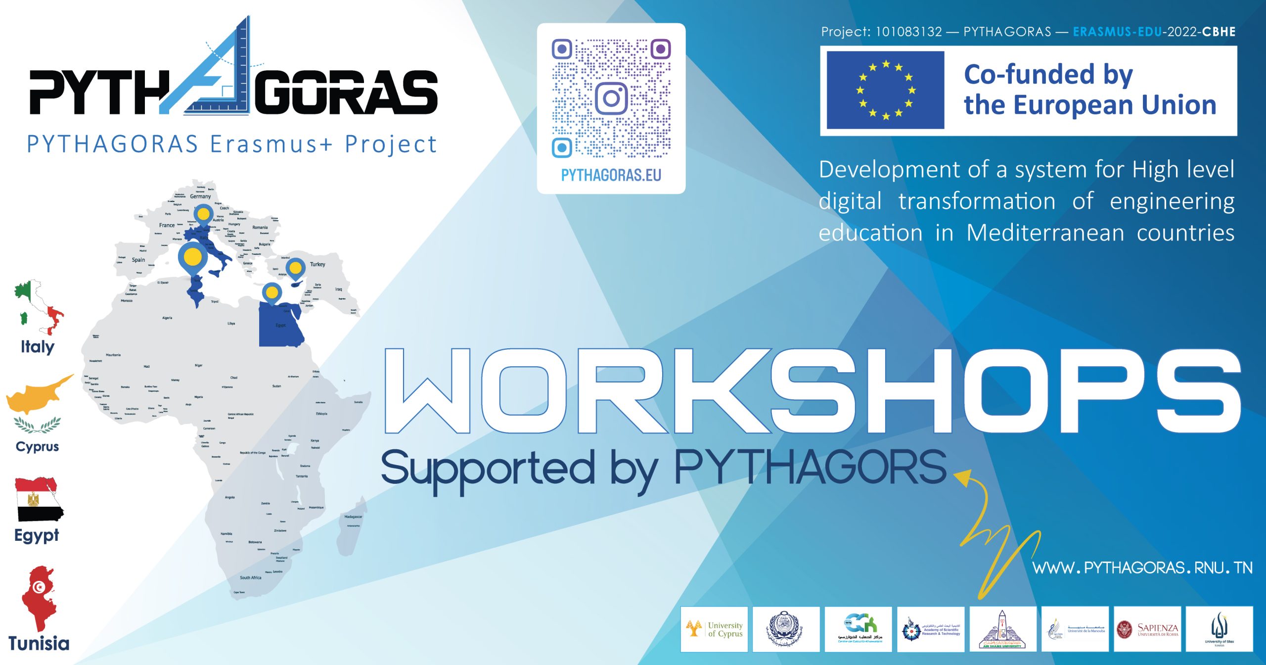 Training sessions and Workshops supported by Pythagoras Erasmus+