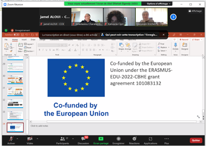 Online consortium meetings of Pythagoras Erasmus+ project