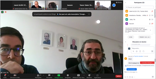 Online consortium meetings of Pythagoras Erasmus+ project